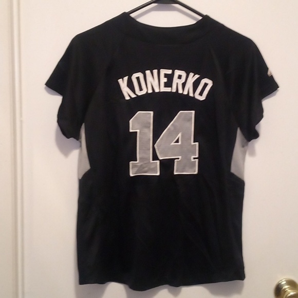 Genuine Merchandise By Majestic Paul Konerko Chicago White Sox Button Up Jersey - Picture 6 of 6